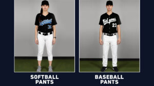 Softball pants vs baseball pants