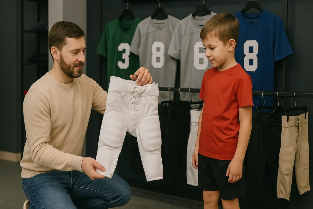 youth football pants with pads